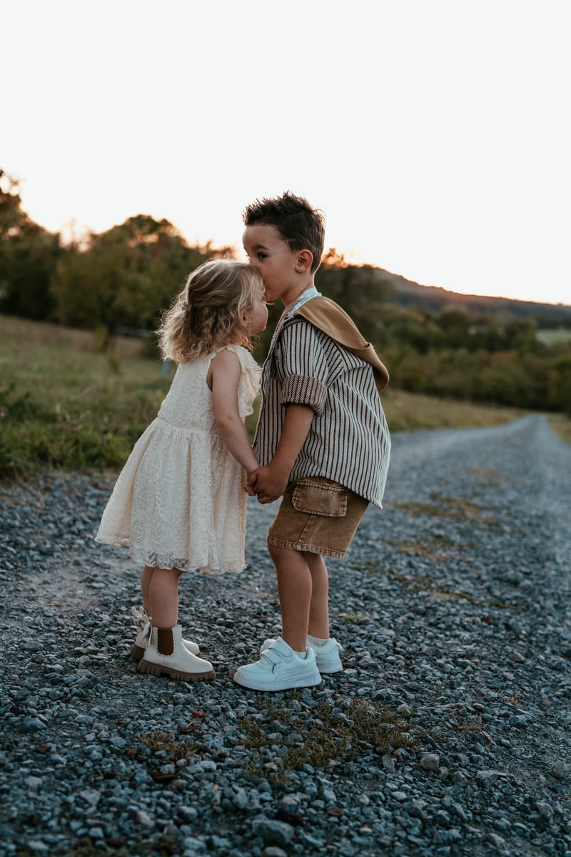 Familienfotografie, Eine Stunde im Abendlicht um 19:05 Uhr