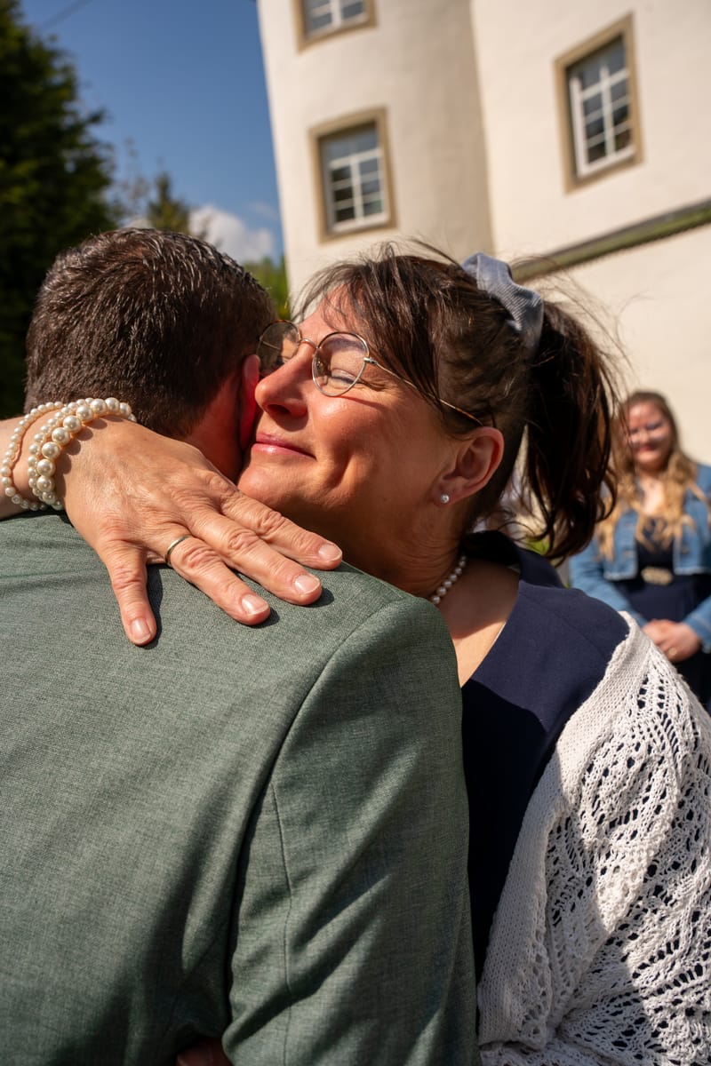 First Look mit Augenbinde, Auszug und Gratulation um 11:29 Uhr, Schloss Riet, Vaihingen an der Enz