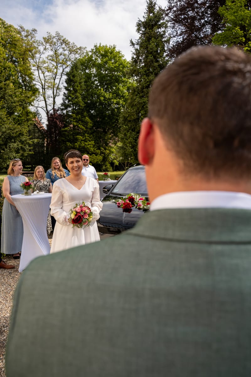 First Look mit Augenbinde, First Look um 10:45 Uhr, Schloss Riet, Vaihingen an der Enz